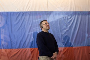 Жан Мари Бурсико в Музее Ельцина