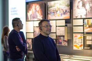 Жан Мари Бурсико в Музее Ельцина