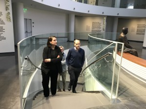 Михаил Шац в Музее Ельцин