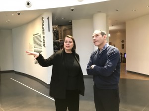 Михаил Шац в Музее Ельцин