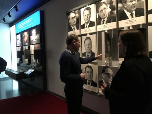 Михаил Шац в Музее Ельцин