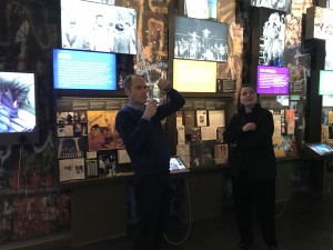 Михаил Шац в Музее Ельцин