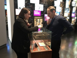 Михаил Шац в Музее Ельцин