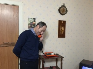 Михаил Шац в Музее Ельцин