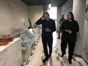 Михаил Шац в Музее Ельцин