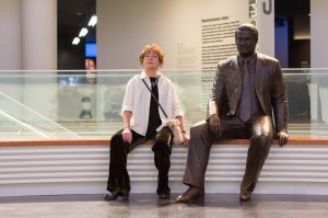 Алёна Бабенко в Музее Ельцина