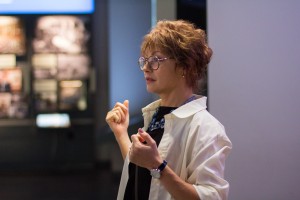 Алёна Бабенко в Музее Ельцина