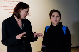 Катерина Гордеева в Музее Ельцина