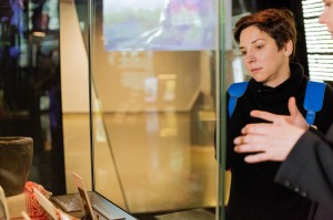 Катерина Гордеева в Музее Ельцина