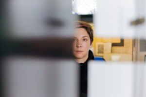 Катерина Гордеева в Музее Ельцина