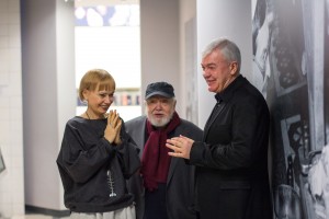 Сергей Соловьев и Алексей Гориболь в Музее Ельцина