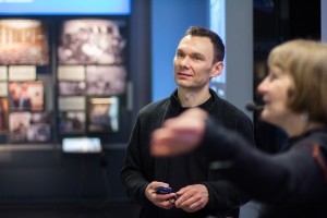 Аскольд Куров в Музее Ельцина