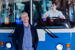 Режиссер Сергей Ливнев в Музее Ельцина