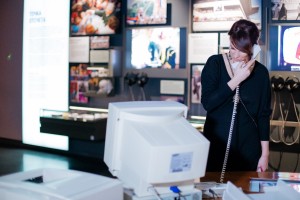 Режиссер Сергей Ливнев в Музее Ельцина