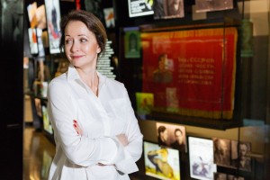 Ольга Кабо в Музее Ельцина