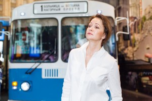 Ольга Кабо в Музее Ельцина