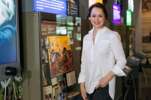 Ольга Кабо в Музее Ельцина