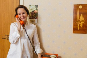 Ольга Кабо в Музее Ельцина