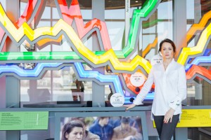 Ольга Кабо в Музее Ельцина