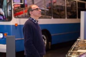 Олег Дорман и Варвара Горностаева в Музее Ельцина