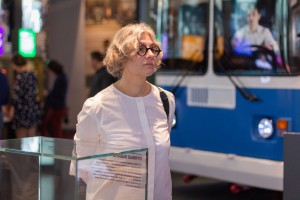 Олег Дорман и Варвара Горностаева в Музее Ельцина