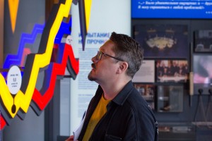 Павел Селин в Музее Ельцина