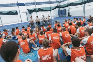 Мастер-класс по плаванию для спортсменов с синдромом Дауна от Александра Попова 