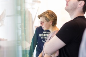 Коллектив Московского драматического театра им. Пушкина в Музее Ельцина