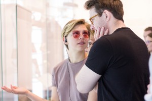 Коллектив Московского драматического театра им. Пушкина в Музее Ельцина