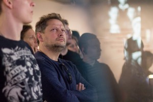 Коллектив Московского драматического театра им. Пушкина в Музее Ельцина