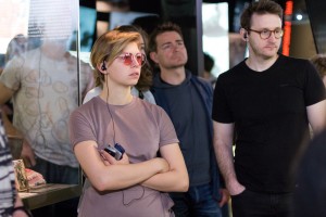 Коллектив Московского драматического театра им. Пушкина в Музее Ельцина