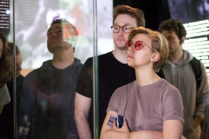 Коллектив Московского драматического театра им. Пушкина в Музее Ельцина