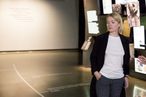 Виктория Толстоганова в Музее Ельцина