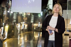 Виктория Толстоганова в Музее Ельцина