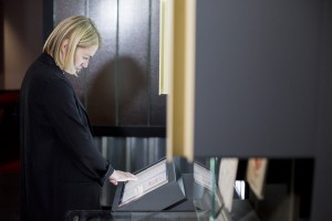 Виктория Толстоганова в Музее Ельцина