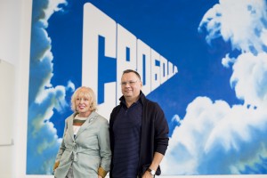 Журналистика 90-х. Елена Дикун и Раф Шакиров в Музее Ельцина