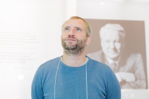 Режиссер Юрий Быков в Музее Ельцина