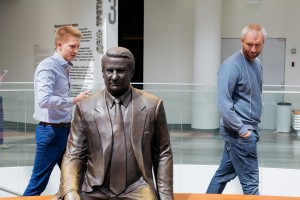 Режиссер Юрий Быков в Музее Ельцина