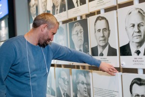 Режиссер Юрий Быков в Музее Ельцина