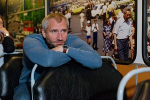 Режиссер Юрий Быков в Музее Ельцина