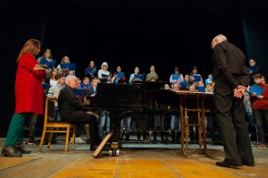 Репетиция музыкальной программы «Молот и серп»