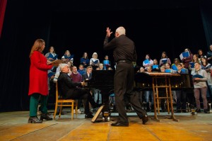 Репетиция музыкальной программы «Молот и серп»