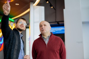Михаил Кожокин в Музее Ельцина