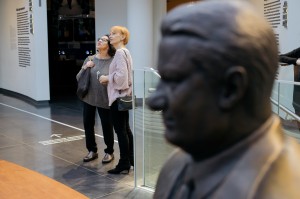 Алла Гербер в музее Ельцина