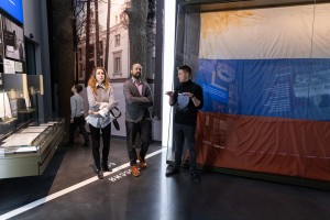 Антон Бильжо в Музее Ельцина