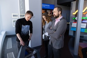 Антон Бильжо в Музее Ельцина