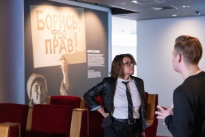 Наталья Негода в Музее Ельцина