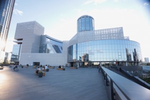 Фасад Ельцин Центра. Май, 2020