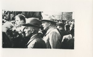 Преподаватели Уральского политехнического института им. С.М.Кирова (УПИ).  В центре К. Бабыкин. 1950-е.