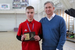 Восьмой Кубок Ельцина по индорхоккею. Лучший бомбардир Дмитрий Фишин (Щелково)